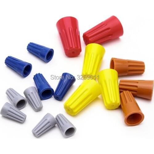 175PCS Suyep Screw-On Electrical Wire Connector Standard Type, with Spring Insert Twist Nuts Caps Connection Assortment Set suit