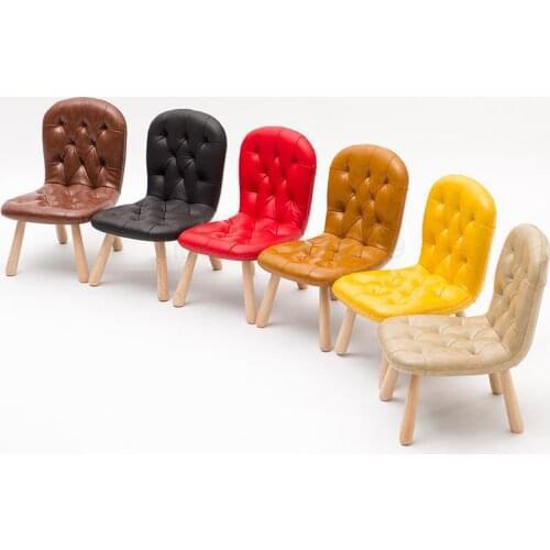 600 Solid wood child chair baby dining chair low stool kindergarten writing chair learning chair home back sofa