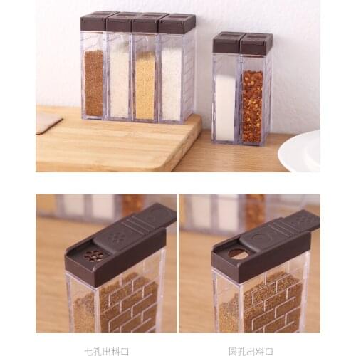 Sugar and Salt Jars Jar for Bulk Tea Coffee Storage Butter Box Plastic With Lid Cake Living Room Decoration Bread Bread Spice