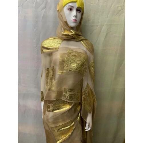 Bronzing african lace fabric 2020 high quality lace tissus dentelle pure silk fabric robe satin french lace fabric 5yard