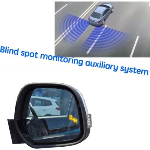 Car BSD BSM BSA Blind Area Spot Warning Drive Mirror Rear Radar Detection System For Chery Tiggo 3 2014~2020