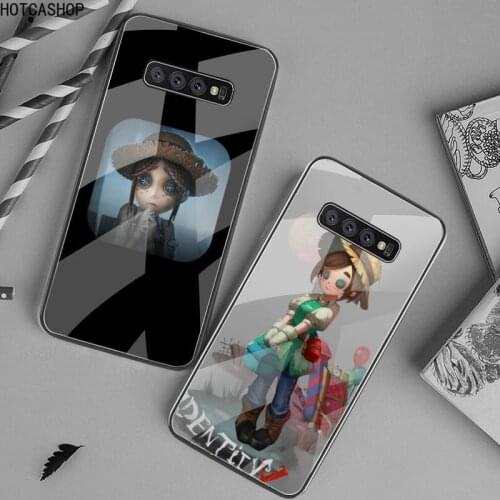 Top games identity v Phone Case Tempered Glass For Samsung S20 Plus S7 S8 S9 S10 Plus Note 8 9 10 Plus