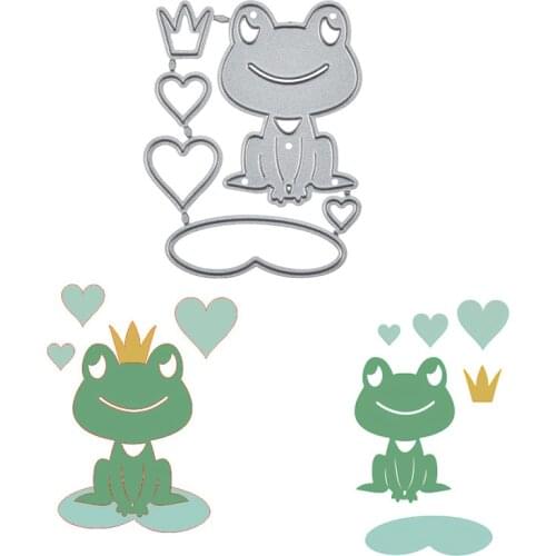 InLoveArts Metal Cutting Dies New 2019 Lotus Leaf Love Frog Craft Dies Scrapbooking Album Die Cut Embossing Stencil Decor