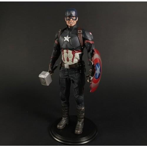 Marvel 1/6 Captain America Super Hero Comic Statue Figure Model Toy
