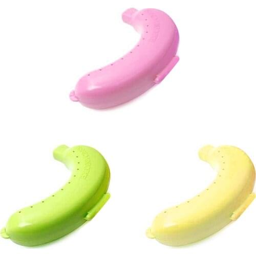 Fruit Storage Box Holder Cute Banana Case Protector Box Container Trip Outdoor Lunch Banana Trip Outdoor Travel Storage Box