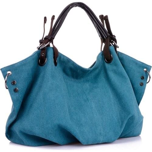 Fashion Casual Designer Shoulder Bags for women Solid Large Handbag Female Crossbody Bags Women bag Canvas Totes bolsa feminina