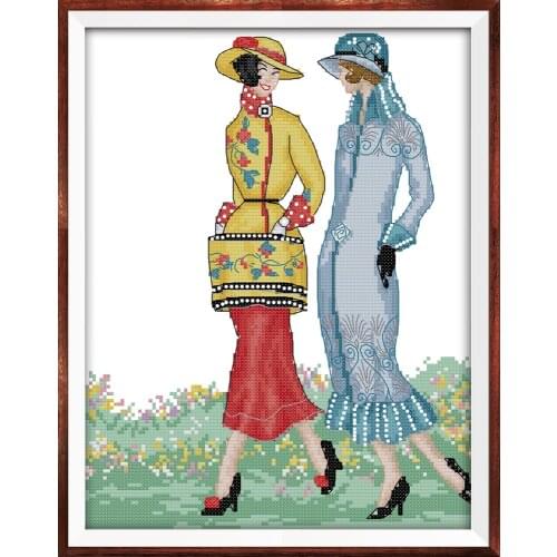 My fair lady cross stitch kit aida 14ct 11ct count print canvas stitches embroidery DIY handmade needlework