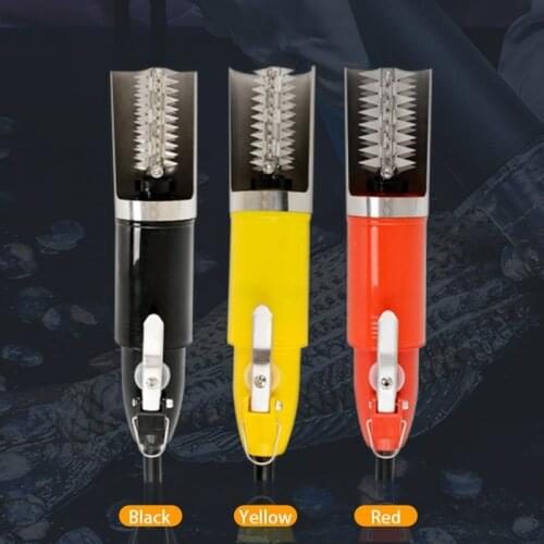 120W Portable Charging Electric Fish Scale Scraper Fishing Scalers Clean Easy Fish Stripper Remover Cleaner Tools Waterproof