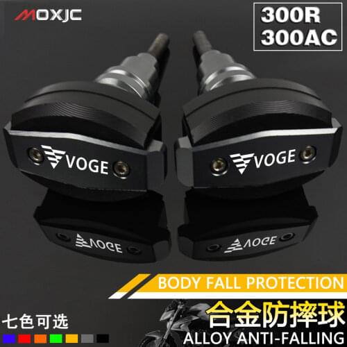 Motorcycle Falling Protection Sliders Rubber Apply for Loncin Voge 300ac 300r Bumper Protection