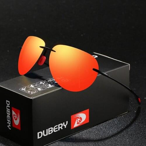 DUBERY Vintage Sunglasses UV400 Mens Sun Glasses For Men Driving Black Square Oculos Male 8 Colors Model D132