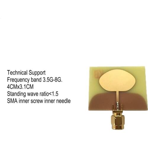 UWB Antenna (WB002) UWB Positioning Self-made PCB Onboard Antenna Inner Screw Inner Needle Frequency Band 3.5G-8G