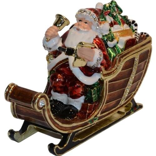 Vintage decoration box Christmas Father jewerly trinket box ring box jewelry case gift box Christmas ornament gift