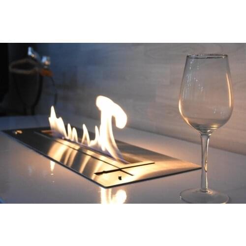 Inno-Fire 18 inch real fire automatic intelligent smart bio ethanol fireplace with remote control
