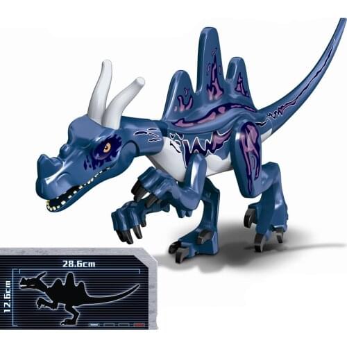 2021 Jurassic Animal World Dinosaur Park Dragon Atiocn Figures DIY Model Building Blocks Bricks Toys Gifts