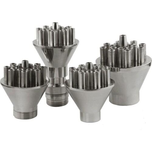 304 Stainless Steel Adjustable 1" DN25，1.5"DN40 Flowers Spray Sprinkler Style Straight Jet Sprayer Pond Music Fountain Nozzle