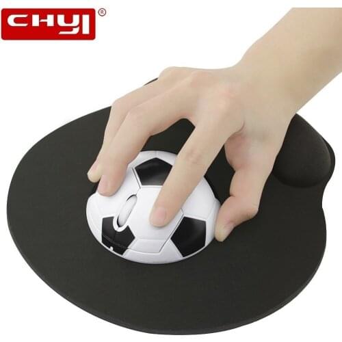 CHYI Wireless Football Shape Computer Mini Mouse 2.4G USB Optical 3D Mause Ergonomic Creative Mice for Notebook Laptop Desktop