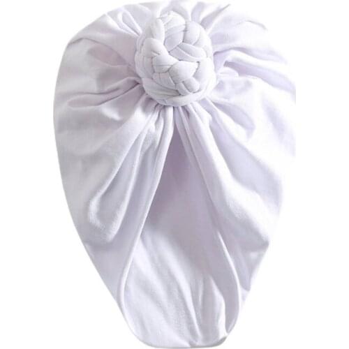 Baby Turban Top Knot Hat Toddler Kids Boy Girl India Beanie Hat Lovely Soft Newborn Headwear Photography Props Y1QF