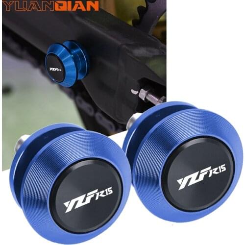 For YAMAHA YZFR15 YZFR 15 2008-2016 2015 2014 2013 Motorcycle Aluminum M6 Swingarm Spools Slider Stand Screws Slider Protector