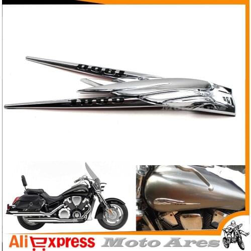 Motorcycle Classic Gas Tank Emblem Badge Decals for Honda 2002-2004 VTX 1800 VTX1800 2005 2006 2007 LEFT RIGHT