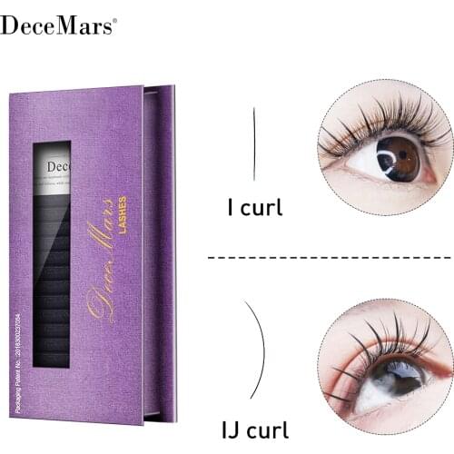 DeceMars I / IJ Curl Eyelash Extension Classic Lash