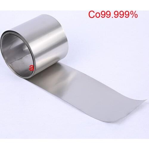 0.05mm 0.1mm 0.2mm 0.3mm 0.5mm thickness high-purity Cobalt foil Co sheet Kobalt-M plate Co 99.999% for Scientific research