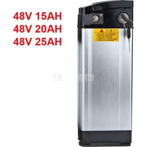 48V Electric Bike Lithium Battery Fit Less Than 400W Motor Ebike Electric Bicycle Battery Aluminum Shell 15AH/20AH/25AH