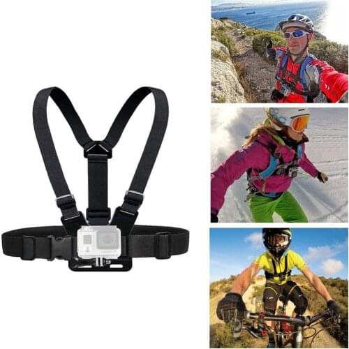 Chest Strap mount belt for Gopro Hero 7/6/5 4K Action Camera Chest Mount Harness for GoPro SJCAM SJ4000 Sport Cam Fix