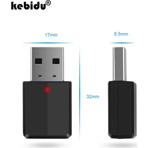 New Wireless Adapters Bluetooth 5.0 Audio Receiver Transmitter Mini 3.5mm AUX Cable USB Stereo Bluetooth Transmitter For TV PC