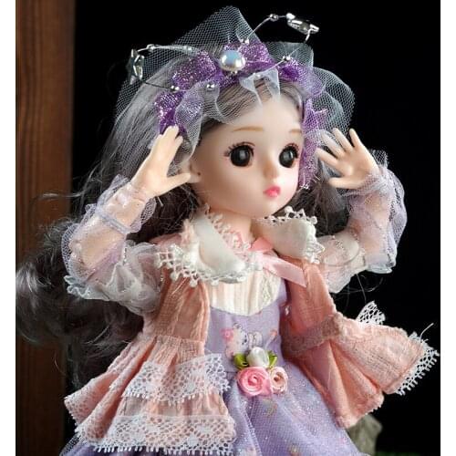 Dressing Music Doll Toy Set Children Gift Girl Interactive Toy Loli Big Wedding Princess baby doll toys small dolls