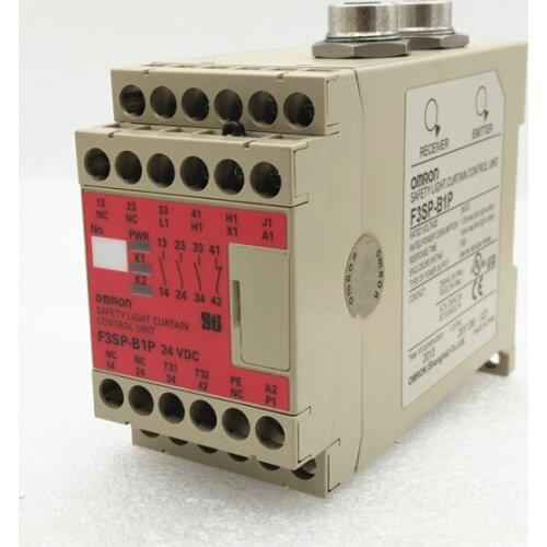 F3SP-B1P OMRON Original Safety Light Curtain Control Unit Dedicated PNP Output FS3P F3SJ Series