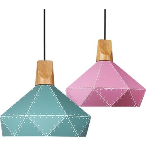 Industrial Style Restaurant Light Solid Wood Dinging Room Pendant Lamp American Country Wrought Iron Cafe Lights Free Shipping