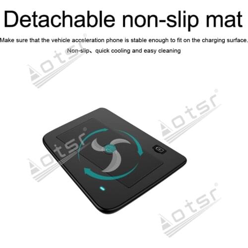 QI Car infrared wireless charger For Toyota Highlander 2018 QI infrared Wireless Charging Car Phone Holder for iphone / Samsung