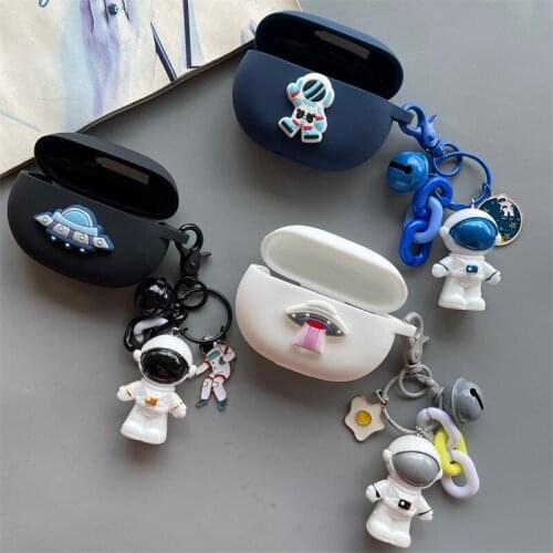 Cartoon Astronaut Earphone cover For Beats Studio Buds Case funny Planet Silicone Protective Case for Beats-Studio Buds Cover