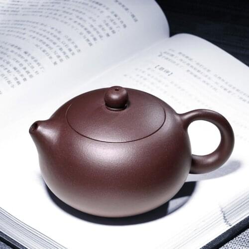 TaoYuan Tibetan sand 】 yixing recommended undressed ore pure manual xiao-lu li with purple clay teapot xi shi suits