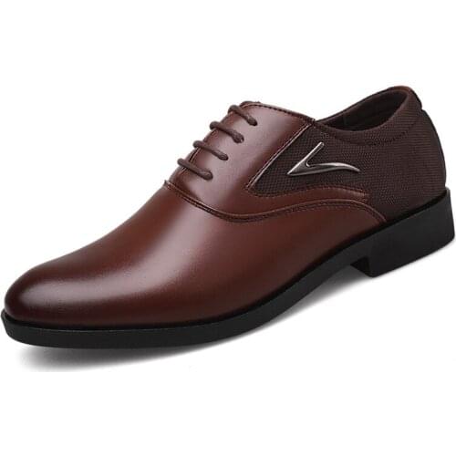 Formal Shoes Men Dress Office Shoes Men Classic Brown Dress Coiffeur Men Corporate Shoes Italian Brand Wedding Dress Big Size 48