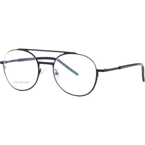 Pilot Double Bridge Ultralight Women Men Full-rim Oversized Frame Can Custom Made Myopia Lenses and Reading Glasses