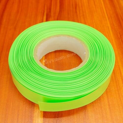 10m/lot Fruit green 18650 lithium battery PVC heat shrinkable casing tube polymer battery PVC heat shrinkable tube film