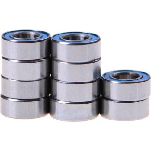 10PCS/lot 5x10x4 mm stainless steel MR105-2RS Miniature Ball Bearings Rubber Sealed Ball Bearing High Quality