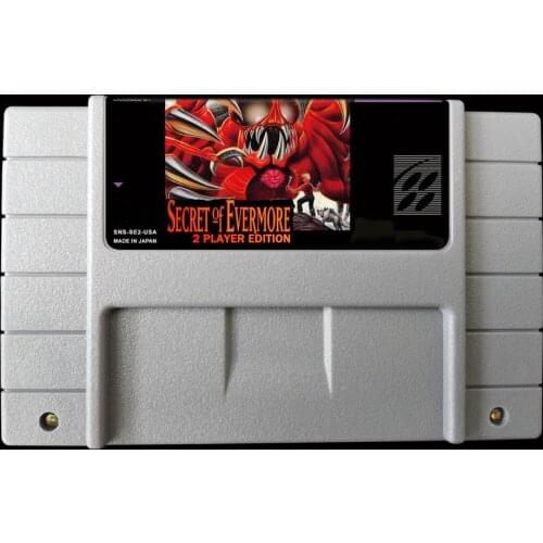 16Bit Games ** secret of evermore 2 player edition ( USA Version!! )