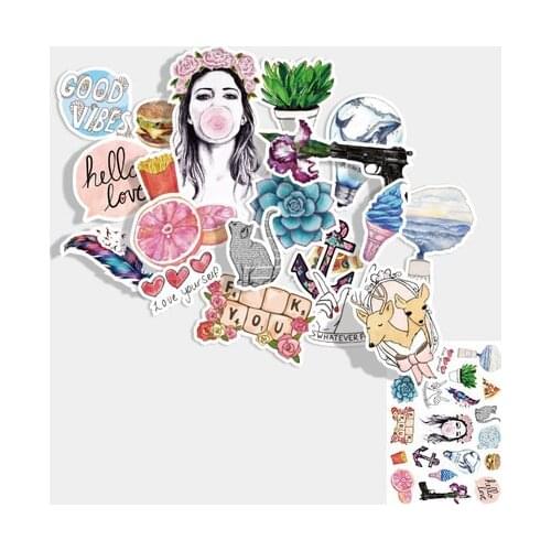 20pcs Graffiti suitcase suitcase sticker trolley case stickers computer skateboard guitar stickers