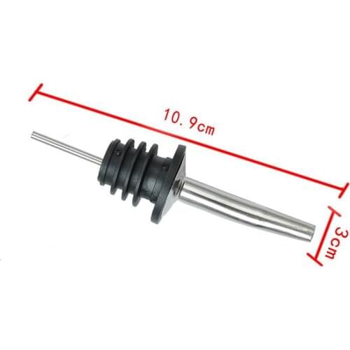 500pcs Stainless Steel Wine Bottle Stopper Bar Supplies Bottle Spout Pourer SN955