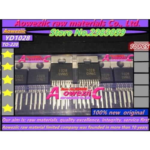 Aoweziic 100% new original YD1028 TO 220-9 two channel audio power amplifier IC chip