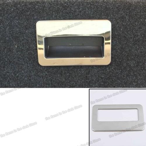 Lsrtw2017 Stainless Steel Car Spare Tire Handle Frame Trims for Jetour X70 X70s 2018 2019 Accessories Auto Styling