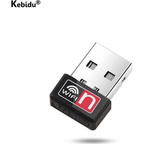 Kebidu Wireless Network Card Mini USB Wifi Adapter 802.11N 150Mbps USB2.0 Receiver Dongle MT7601 For Desktop Laptop Windows MAC