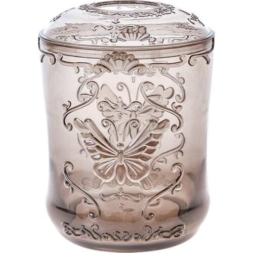 BF040 Creative retro butterfly tissue pumping, exquisite desktop rolling box pumping cylinder tissue box 13*13*16.5cm