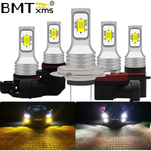 BMTxms 2x Canbus Car LED Fog Light For BMW E60 E39 X5 E70 Audi A3 8P A4 B8 B7 Skoda Superb Octavia H8 H11 PSX24W P13W Auto Lamp
