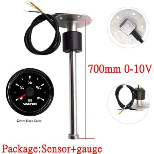 0-10V 200/225/250/275/600/700mm Stainless Steel Car Truck Fuel Level Gauge Sensor Fuel Sending Unit Water Level Sensors