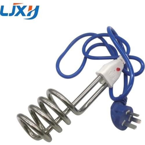 LJXH Electric Immersion Water Heater Element 220V Portable Fast Stainless Steel Heating pipe for Bucket 2000W/2500W/3000W/3500W