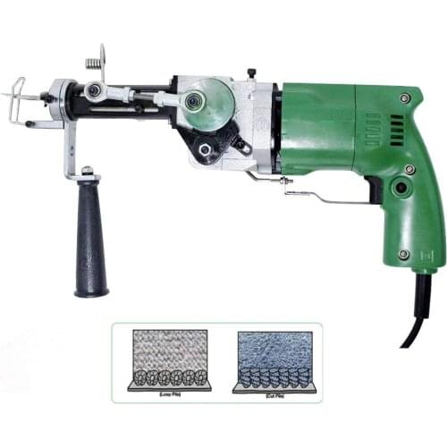 AC 220V 50~60Hz 240W Electric Hand Rug Tufting Gun Portable Carpet Weaving Rug Machine Cut&Loop Pile With with Cut and Loop Home