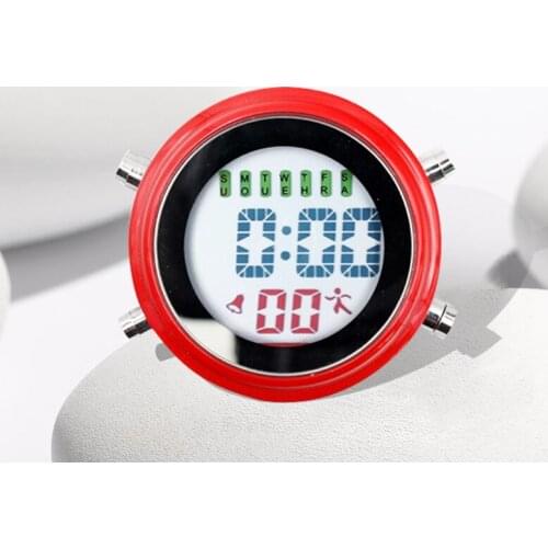 Electronic watch small alarm clock wall stick clock multifunctional timer luminous alarm clock jelly simple mini waterproof
